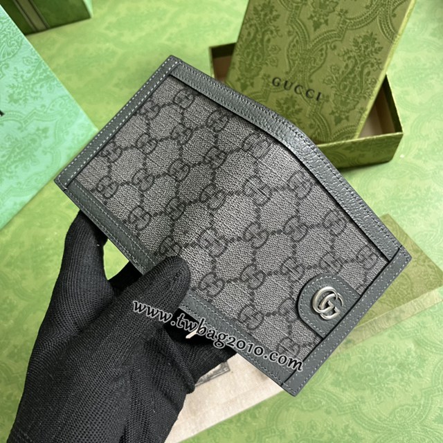 gucci專櫃新款錢包 古馳Ophidia系列短夾錢包 jcp1298